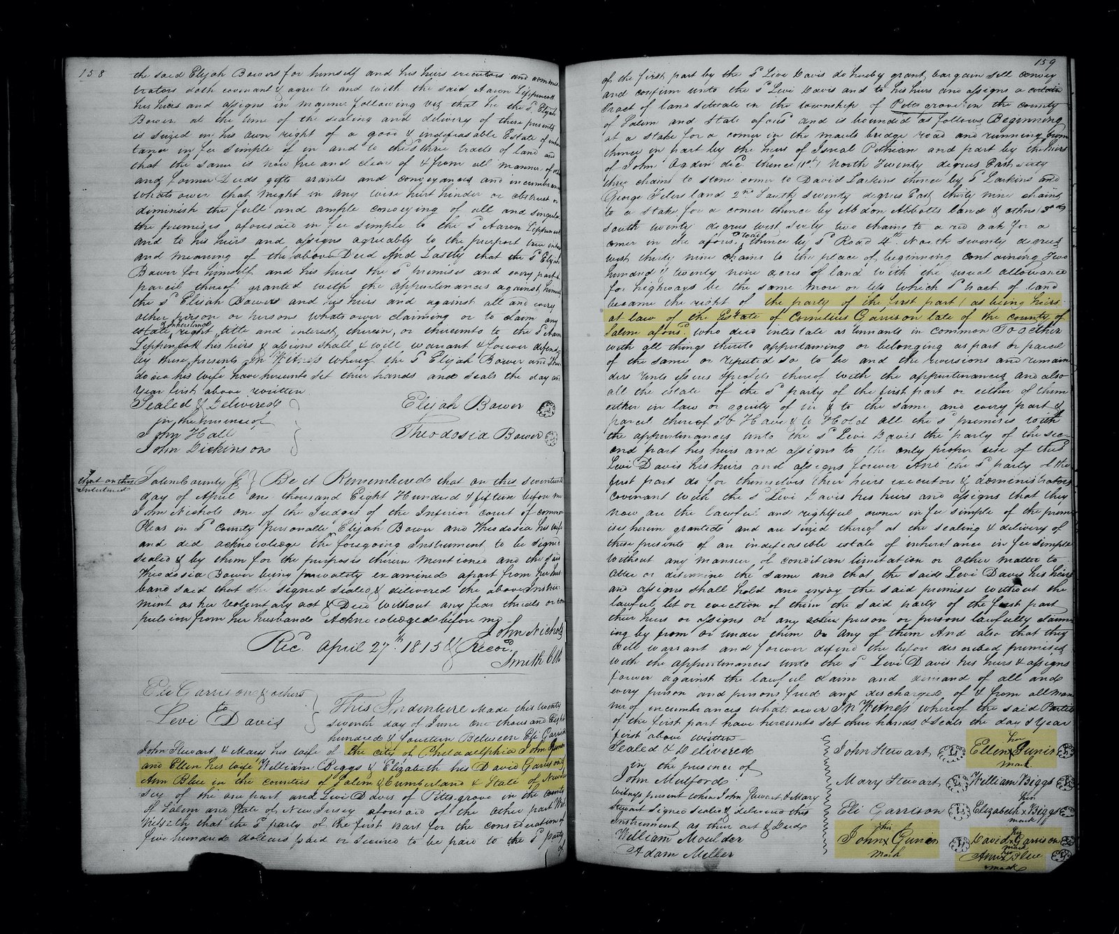 Heirs record of the Garrison family